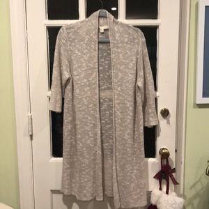 Like New Eileen Fisher open front cardigan